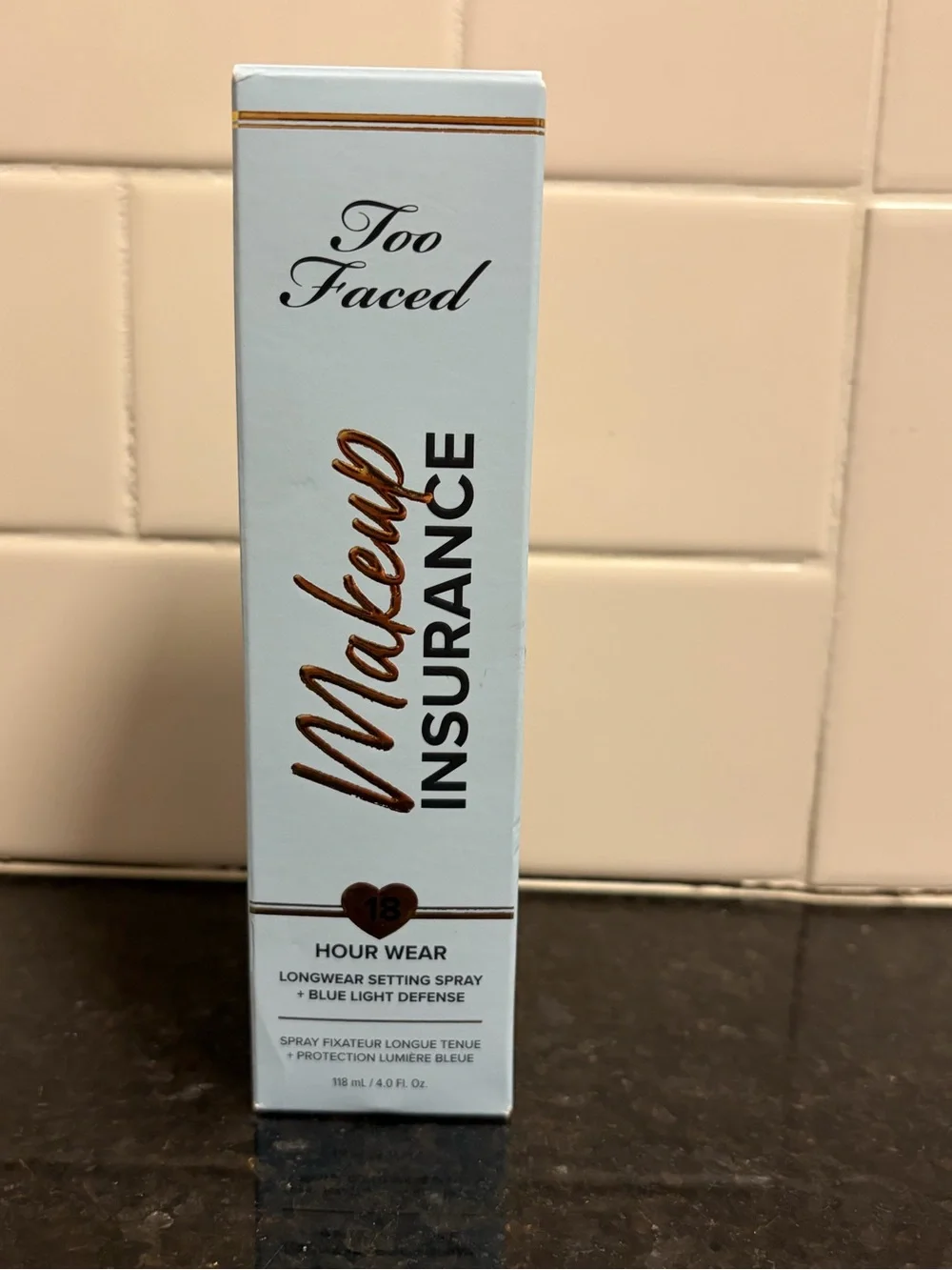 Too Faced - Makeup Insurance Longwear Setting Spray + Blue Light Defense - New